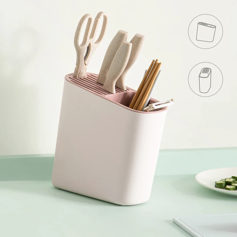 Новинка многофункциональный держатель для ножей пластиковая - Цена: 624.84