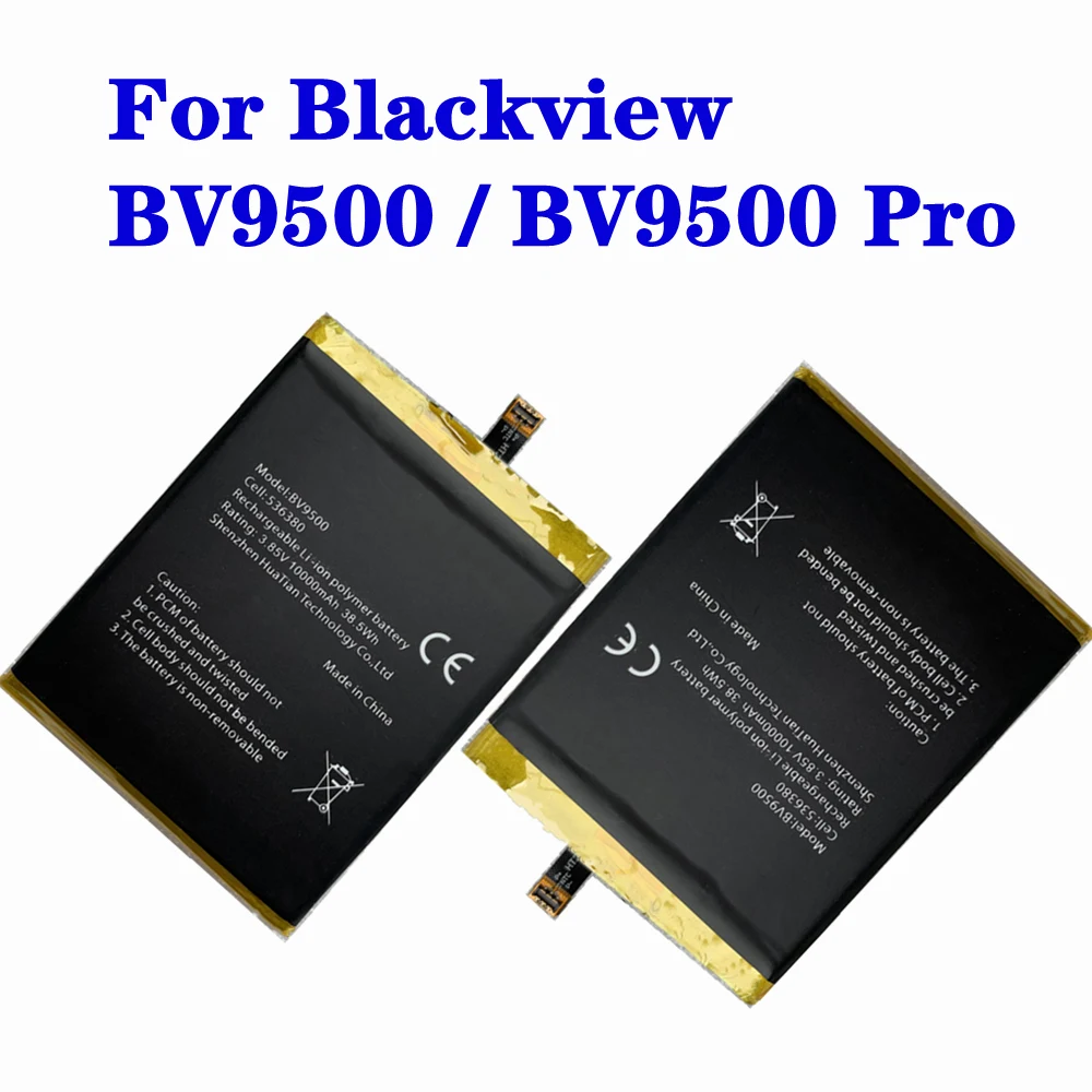 

BV9500 Pro Phone Battery For Blackview BV9500 / BV9500 Pro MT6763T 536380 10000mAh Smartphone Replacement Batteries