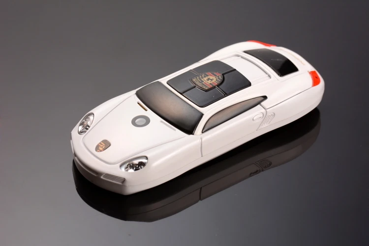 White Мини Y918 легкий телефон с двумя sim-картами, MP3 камерой, Bluetooth, 1,8 дюймов, автомобильный телефон, Спортивная крутая модель автомобиля, мини мобильный телефон - Цвет: White
