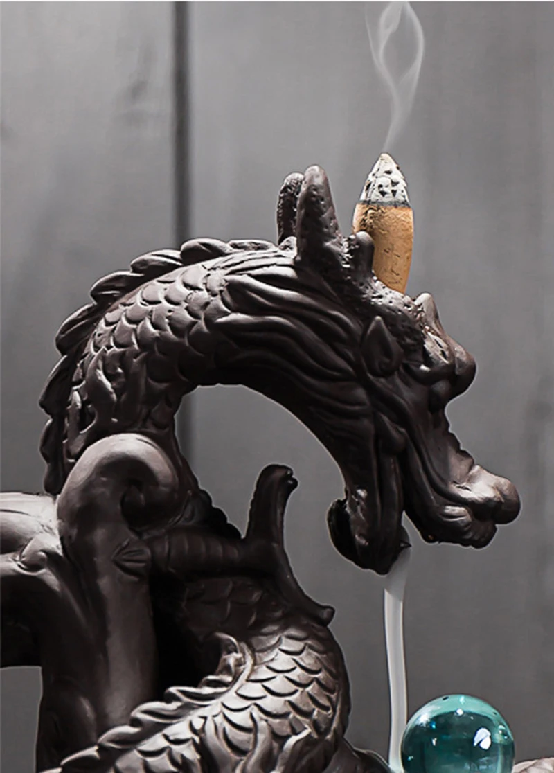 Горелка для благовоний Dragon Smoke с обратным потоком креативный домашний декор