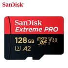 Карта памяти Micro SD SanDisk Extreme Pro, 32 ГБ, 64 ГБ, 128 ГБ, 256 ГБ, 400 ГБ, SDHCSDXC UHS-I, C10, U3, V30, A2, для смартфонов, дронов