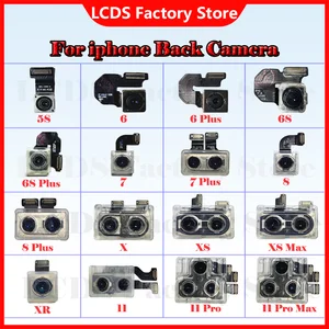 Задняя камера для iPhone 4S 6S 7 8 Plus задняя камера задний основной объектив гибкий кабель камера для iphone X XR XS MAX 11 12 PRO камера