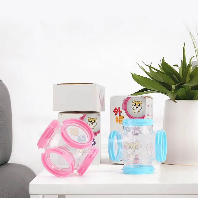 Игрушка для хомяка труба акриловая прозрачная трубка игрушки маленькая Клетка