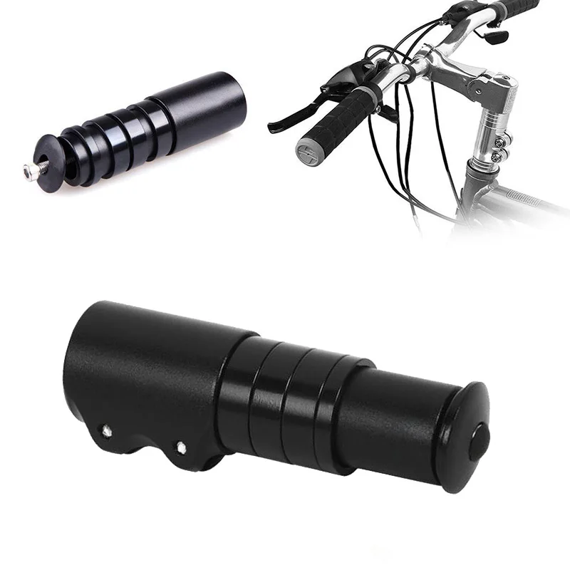 Удлинитель штока вилки велосипеда крепление на руль подъем и удлинение черный