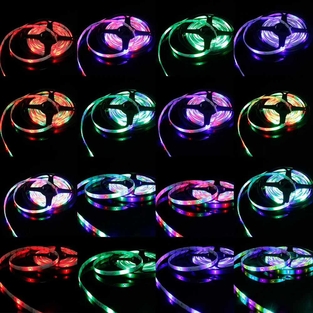 Светодиодные ленты RGB светодиодный светильник лента SMD 3528 DC12V Водонепроницаемый