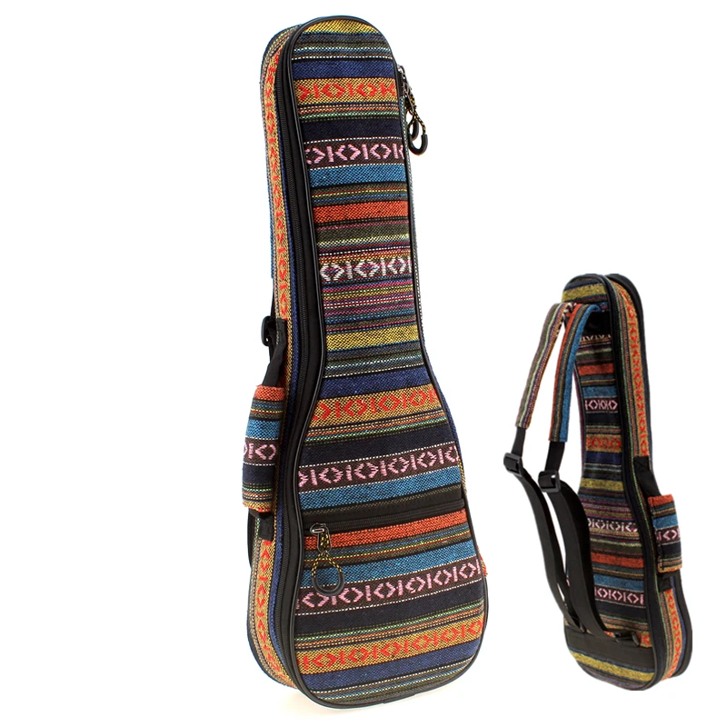 Портативный 21/23 дюймов хлопок нейлон мягкий бас гитара Gig Bag Гавайские гитары Чехол Коробка гитары ra чехол рюкзак с двойным ремешком