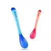 1/3Pcs Baby Silicon Spoon Infant Safety Temperature Sensing Spoons Feeding Learning Tableware Baby Kids Flatware Feeding Spoon 4