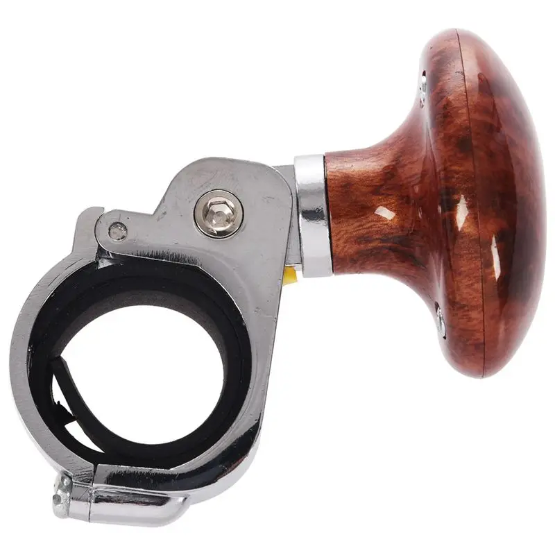Авто Руль Самоубийство Spinner Ручка Усилитель I293B: коричневый|Рулевые колеса и