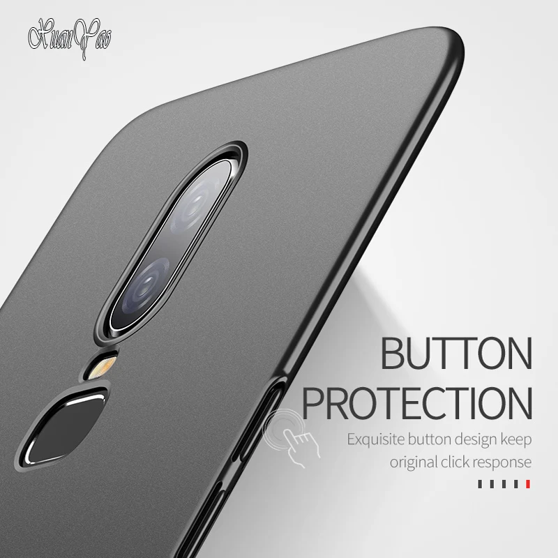 OnePlus 6 6T чехол XUANYAO модный тонкий матовый для жесткий защитный задней панели One Plus |