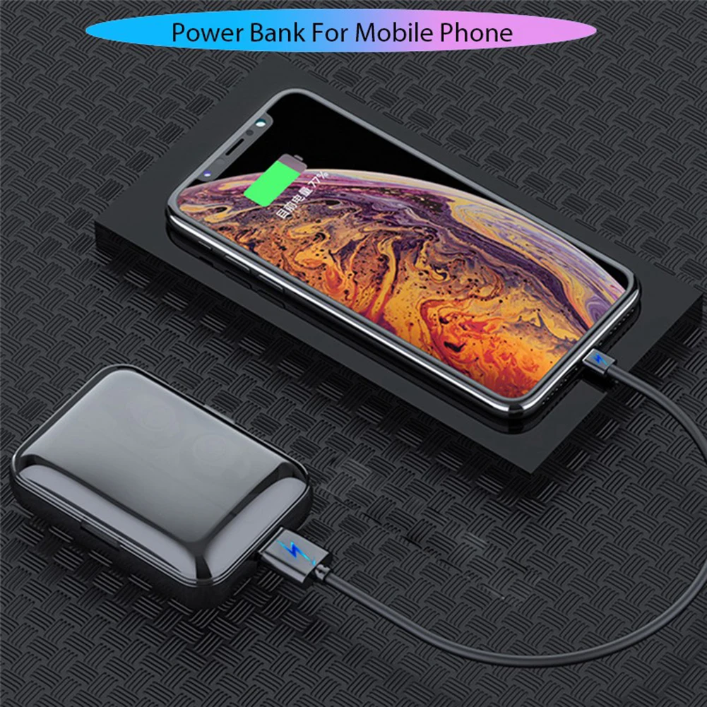 Bluetooth наушники True Беспроводной 5 0 вкладыши TWS с в ухо IPX5 Водонепроницаемый мини