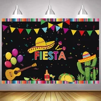 fiesta photo backdrop mexican happy party colorful cinco de mayo festival carnival luau pool photography backgrounds banner