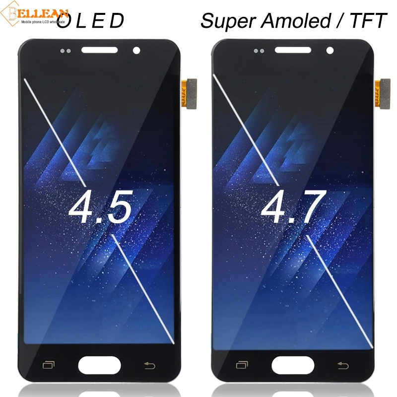 Catteny Акция A3 дисплей для samsung Galaxy A310 Lcd кодирующий преобразователь сенсорного экрана в сборе A310F дисплей с рамкой