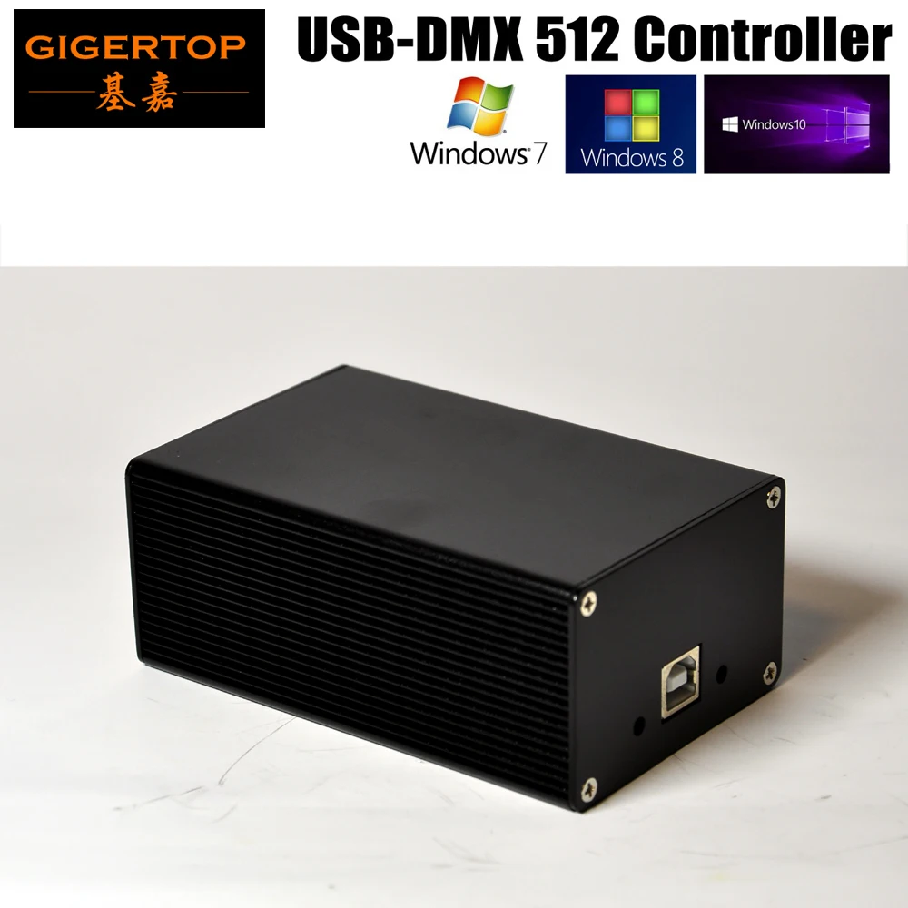 Китай DMX512 сценический светильник контроллер коробка HD512 Универсальный USB DMX Dongle 512 каналов PC/SD автономный режим Martin светильник жокейский