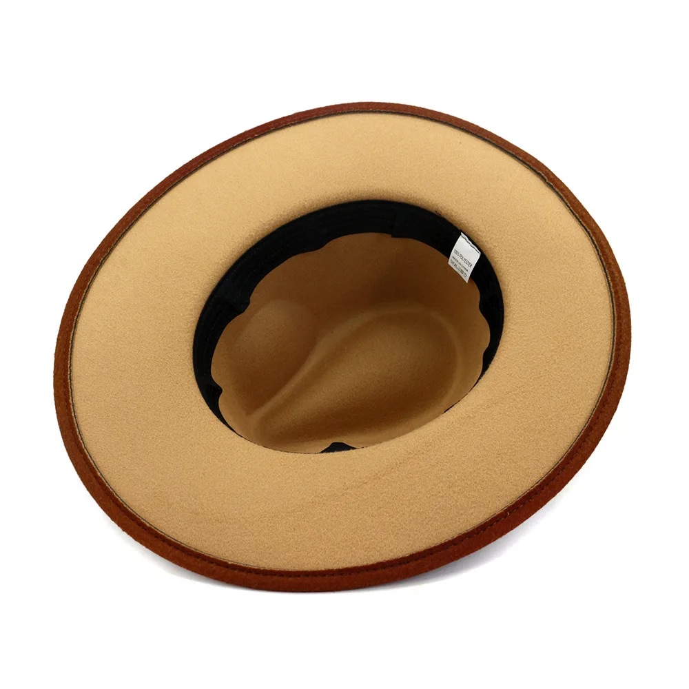 QBHAT Европейская Американская Британская Стильная шляпа с большими полями
