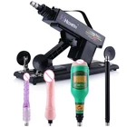 Автоматический выдвижной секс-пулемет с вагинальная чаша и анальным фаллоимитатором, секс-машины, секс-игрушки для пары