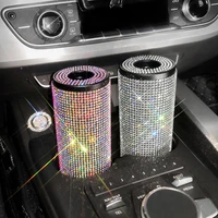 car creative tissue boxes for car diamond bling auto rhinestone crystal paper box girls auto luxury interior accessories