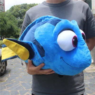 Большая плюшевая игрушка Disney мультяшная фурнитура Немо рыба плоскодонка мягкая