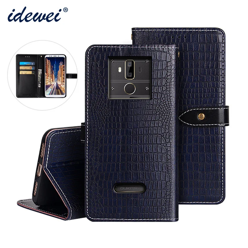 

For Oukitel K7 Pro Case Wallet Flip Luxury Crocodile Grain Leather Capa Case for Oukitel K7 Power Cover Phone Bags Accessories