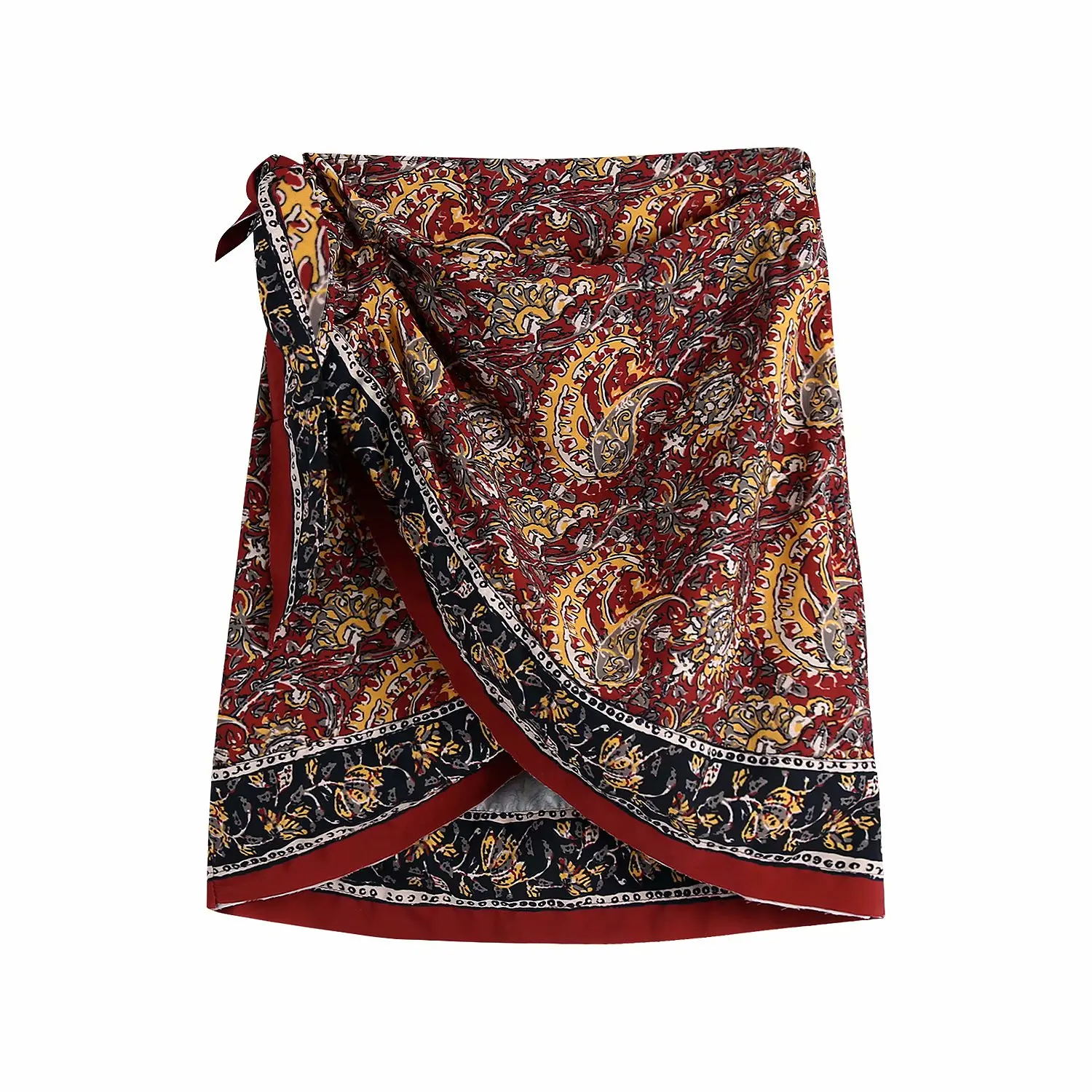 

2021 New Summer Women Printed Skrit Short Skirt Chic Lady Fashion Casual Vintage Women Clothes