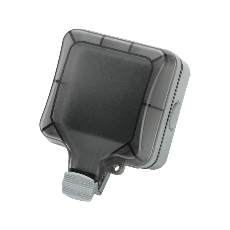 Защищенная от атмосферных воздействий Одиночная наружная розетка анклава не