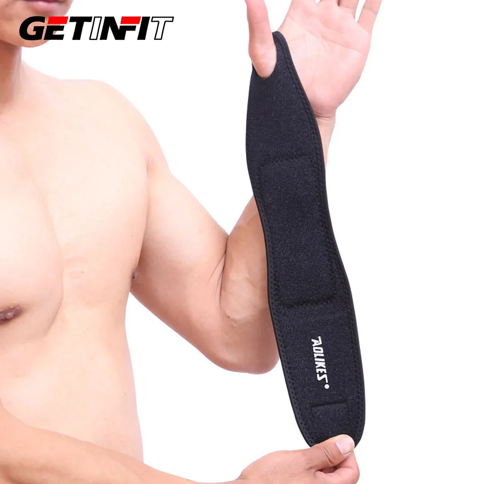 

Getinfit 1 Pair Adjustable Self-heating Tourmaline Magnet Wrist Support Straps Wraps Sports Wristband Warm Wrist Band For Gym