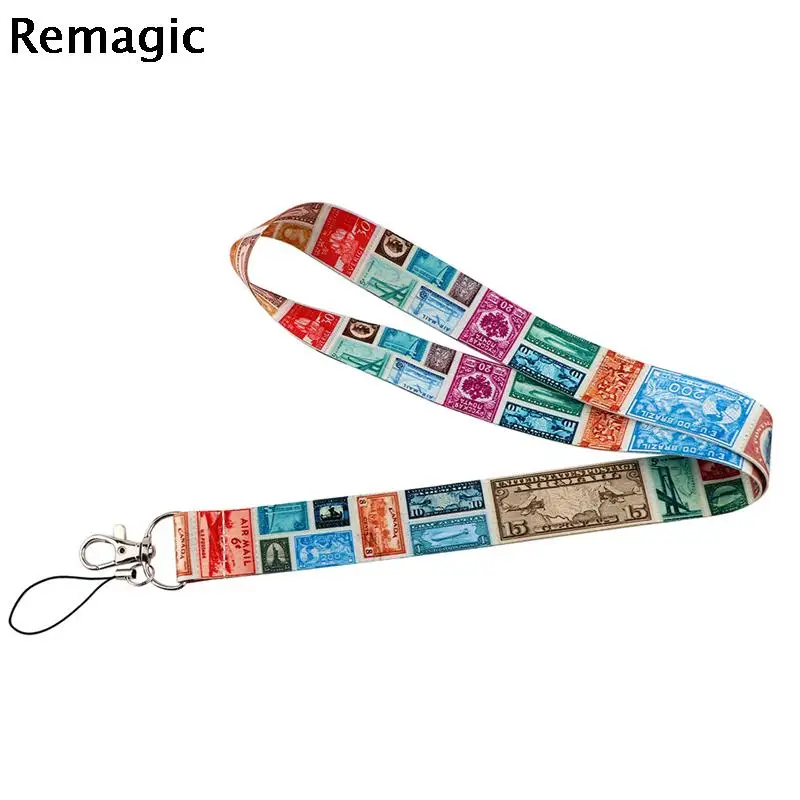 

Почтовые штампы для карт Tarot, значок со шнурком, идентификатор, ремень для ключей, Аксессуары для ремней на шею, ленты