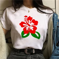 flower print clothing korean graphic lady t shirts top t shirt ladies womens graphic female tee t shirt