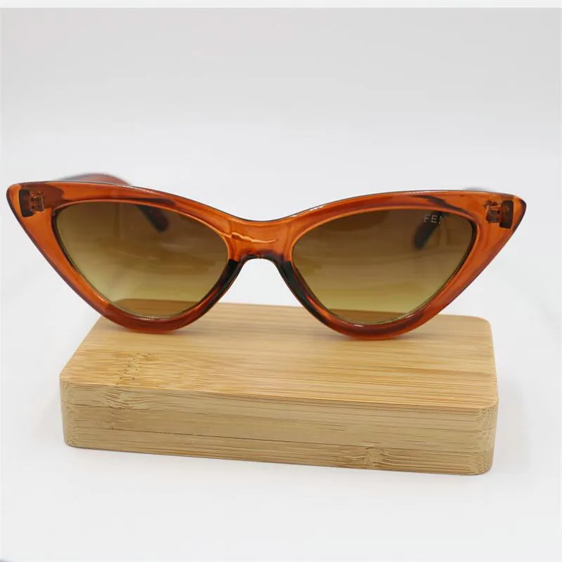 Лидер продаж треугольные солнцезащитные очки кошачий глаз для женщин и мужчин