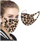 1 шт. Моющиеся Многоразовые маски с леопардовым принтом для женщин, модные чехлы для женщин, косплей на Хэллоуин