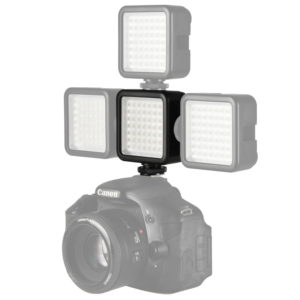 3 в 1 тройной Удлинительный кронштейн крепление-адаптер для горячего башмака
