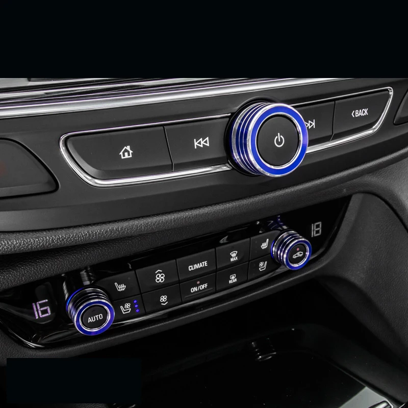 

Lsrtw2017 Car Air Conditioning Volume Adjust Button Ring for Buick Regal Gs Opel Insignia 2017 2018 2019 2020 Auto Accessories