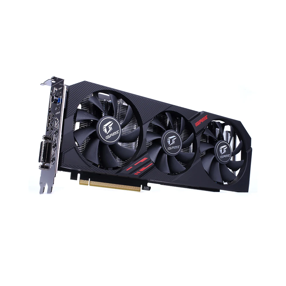Цветная видеокарта iGame GeForce GTX 1660 Ti Nvidia GPU GDDR6 6G игровая для настольного компьютера