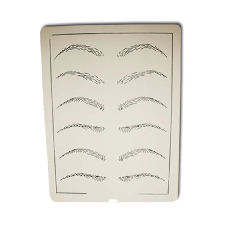 eyebrow Микроблейдинг тату для бровей, для практики, кожи бровей, косметический Перманентный макияж, для обучения кожи, тату, принадлежности, не нужны чернила - Цвет: eyebrow