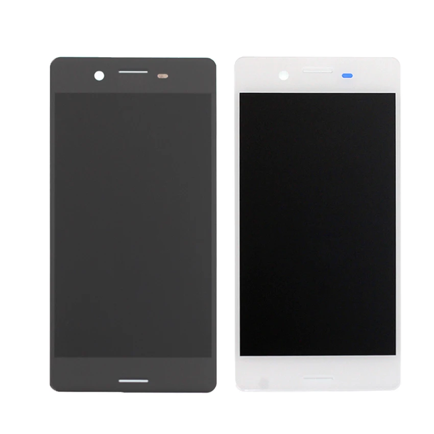 for sony xperia x performance lcd display digitizer assembly for sony xperia xp f8131 f8132 display screen lcd phone parts frame free global shipping
