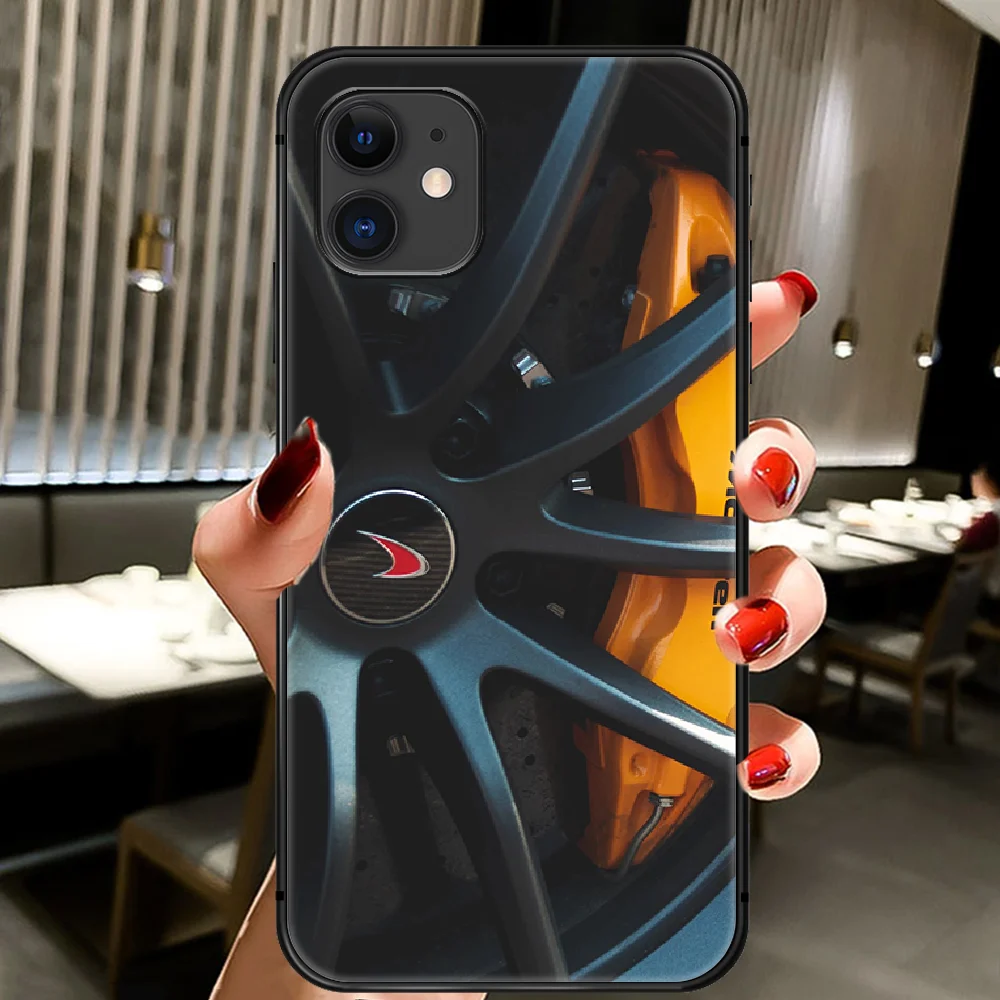 

Luxury Racing Car MCLAREN Phone Case Cover Hull For IPhone 5 5s se 2 6 6s 7 8 12 Mini Plus X XS XR 11 PRO MAX black Back Fashion