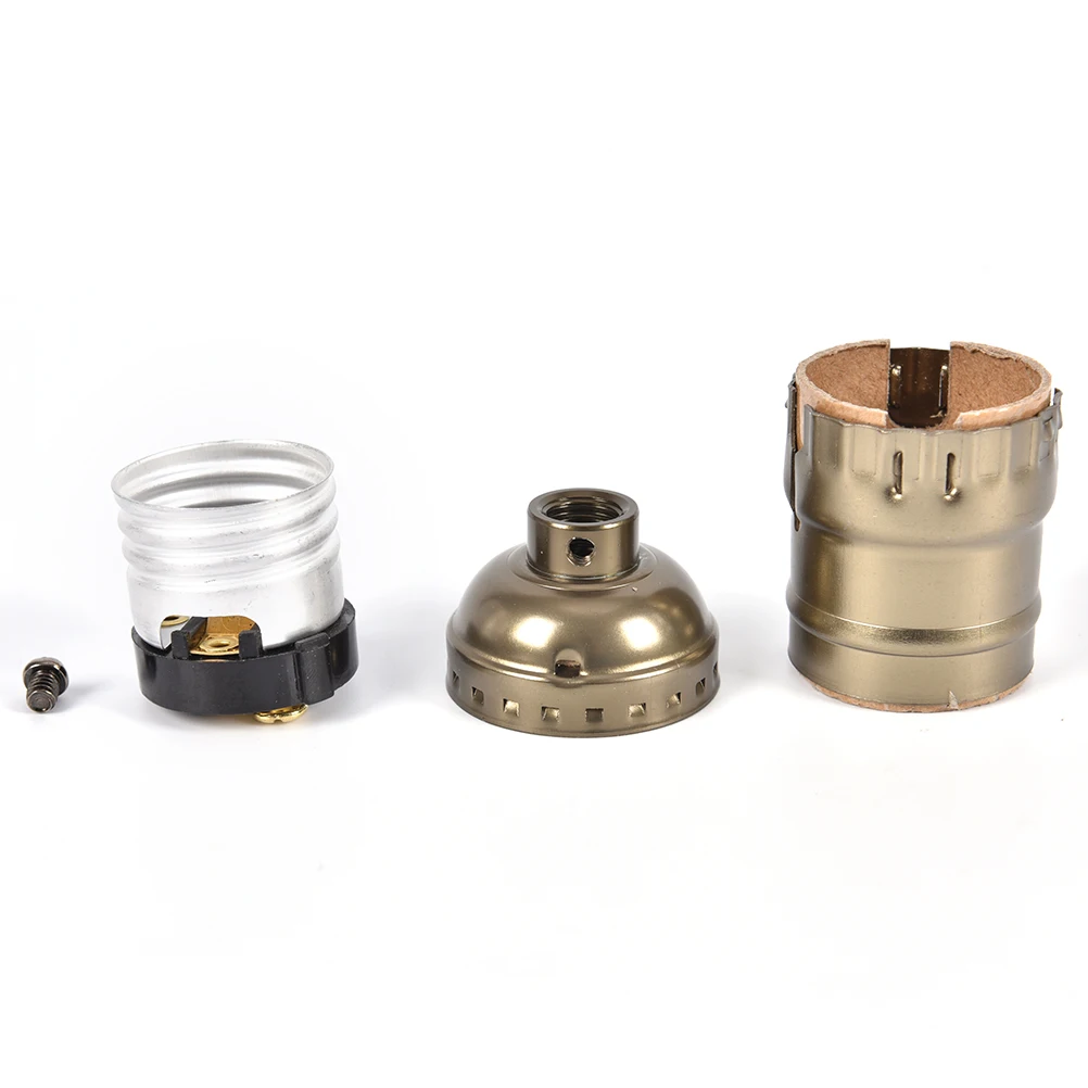 Винтажный винтажный держатель лампы Эдисона E26/E27 в алюминиевом корпусе|Цоколи