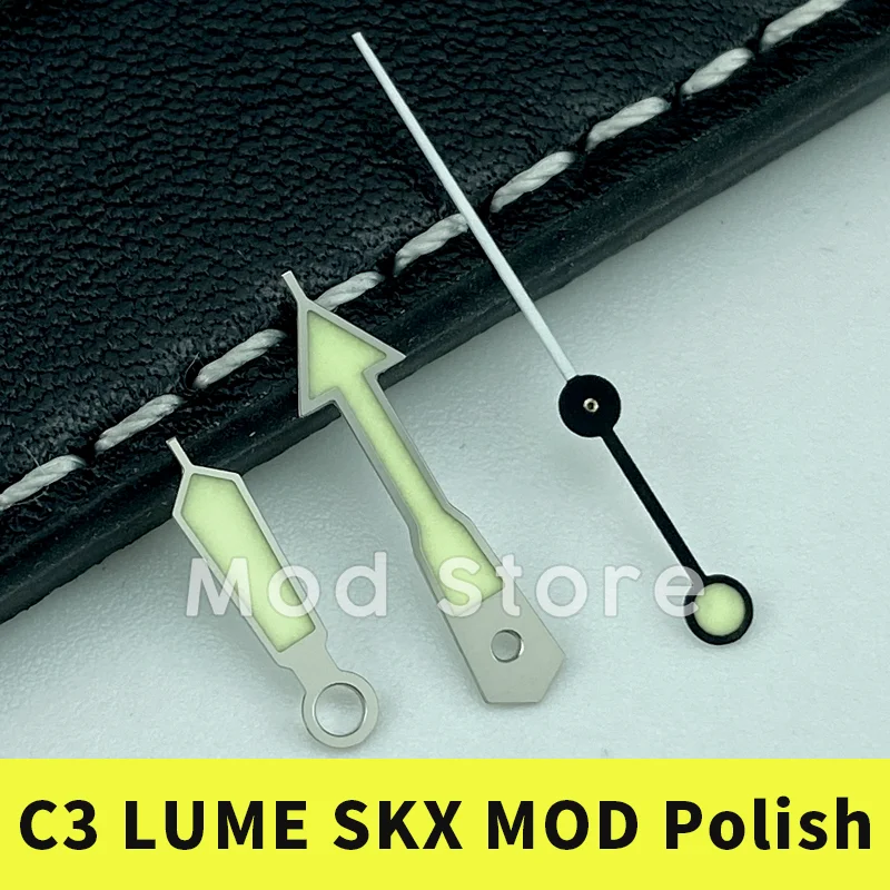Набор стрелок для часов SKX007 SKX SRP 7S26 4R35 4R36 NH35A NH36A Mov Not C3 Super Lume | Наручные часы