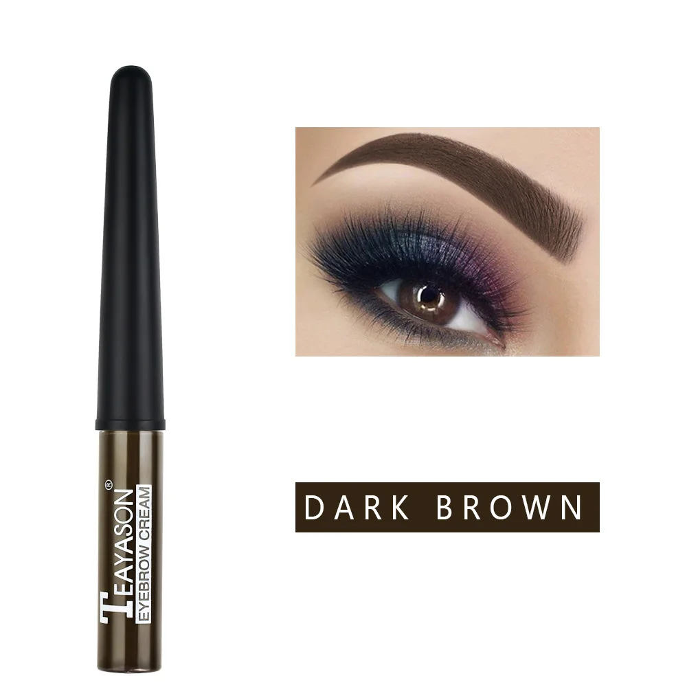 Бренд 3 цвета стойкая Водостойкая тушь для бровей крем тени макияжа