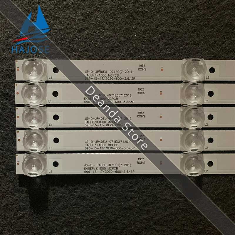 50piece JS-D-JP40EU-071EC(71201) E40EP-K1000-MCPCB 3V 695MM aluminium 100%new LCD TV backlight bar | Освещение