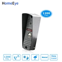 homeeye door phone intercom outdoor call panel call button 1200tvl build in camera security home access doorbell ir night vision