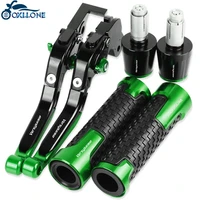 versys 650cc motorcycle aluminum brake clutch levers handlebar hand grips ends for kawasaki versys650cc 2006 2007 2008