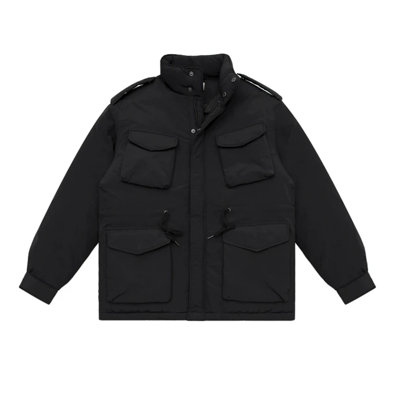 Теплая мужская куртка IEFB с хлопковой подкладкой корейская мода Утепленное