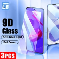 1 3pcs anti blue light tempered glass for xiaomi redmi note 11 10 pro max 10s 11t 9 9s 8 9a 9c 9t 10t screen protector glass