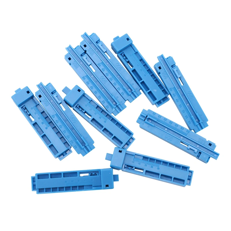 

HOT 10Pcs 2 In 1 Economical Fixed Length Guiding Rail Fiber Optic Cable Stripper Optical Fiber Cutting Guide Rail FTTH Tool