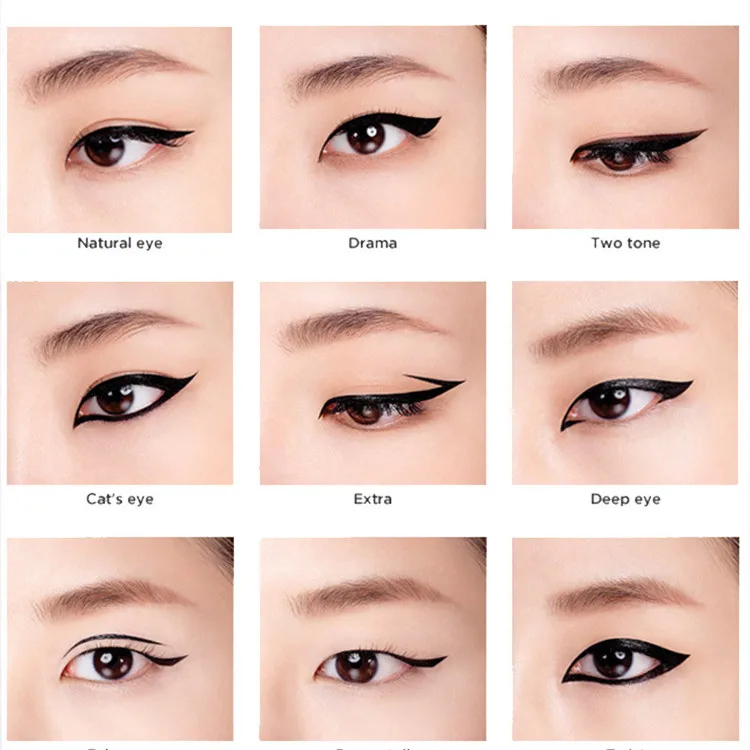 2 в 1 водостойкая жидкая подводка для глаз |