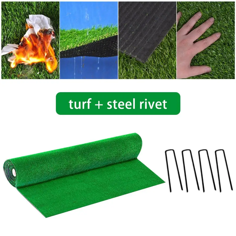 3 размера зеленый искусственный газон соломенный коврик газонный домашний сад