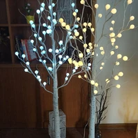 45cm 60cm led globe ball branch light christmas decorations table night lamp for home holiday wedding decoration indoor outdoor