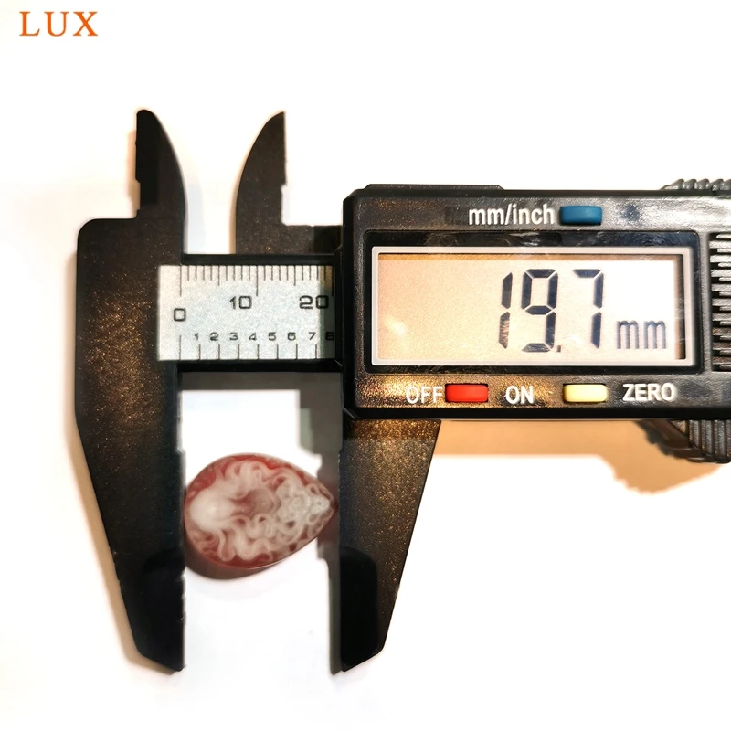 22x30mm натуральный красный черный агат камео кабошоны сердца капля Flatback красивой