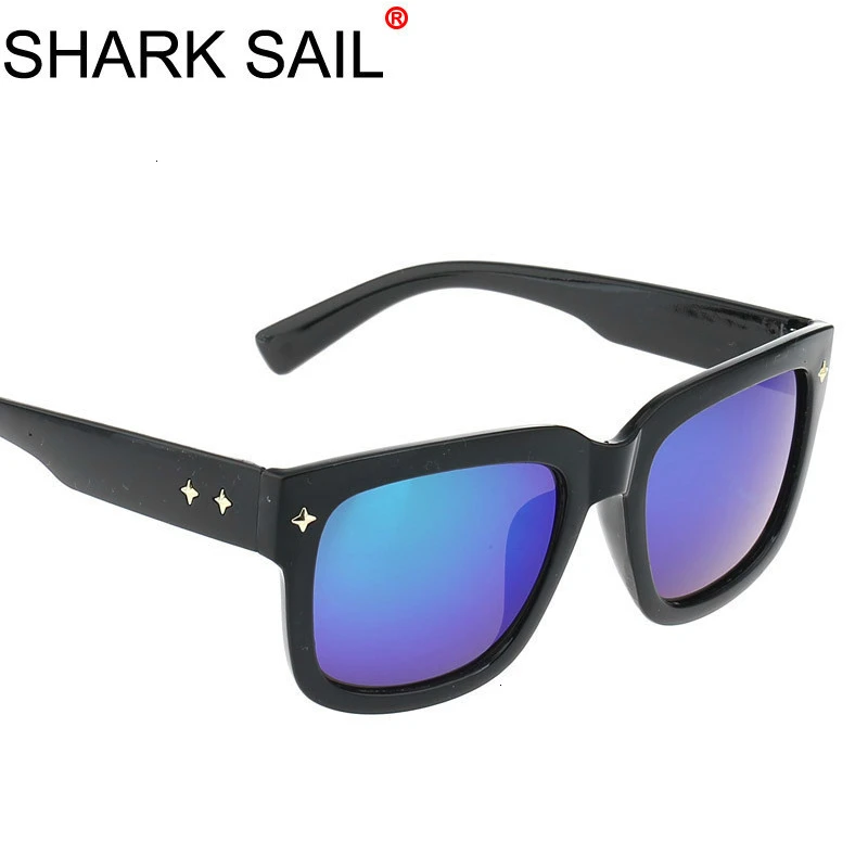 Акула парус фирменный дизайн модные солнцезащитные очки мужские водительские