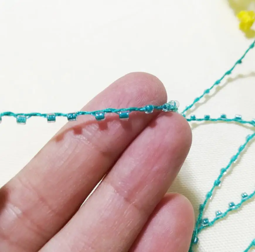 1 м новые кружевные хрустальные бусины мятно зеленые блестки ткань бисерная